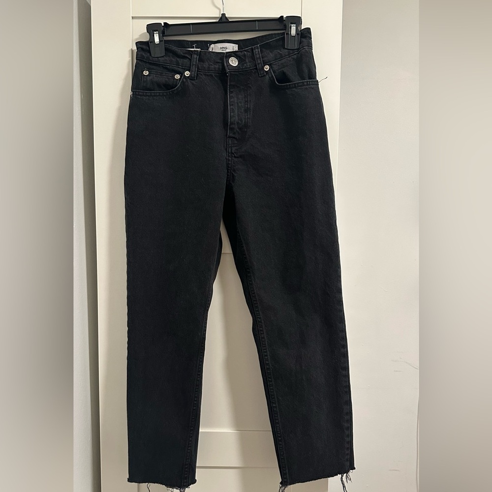 Mango Mom Jeans Black size 2